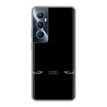 Силиконовый бампер с картинкой машины на Realme C65 – Силует Audi