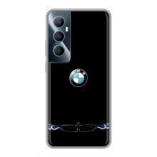 Силиконовый бампер с картинкой машины на Realme C65 – Черный BMW