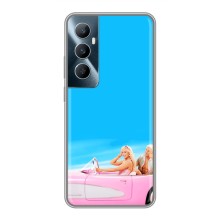 Силиконовый Чехол Барби Фильм на Realme C65 (Барби и Кен)