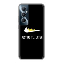 Силиконовый Чехол на Realme C65 с картинкой Nike (Later)