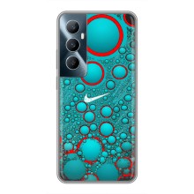 Силиконовый Чехол на Realme C65 с картинкой Nike (Найк зеленый)