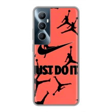 Силиконовый Чехол Nike Air Jordan на Реалми С65 (Just Do It)