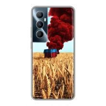 Чехол (TPU) с картинкой "Лого Пабг" на Реалми С65 (Дроп)