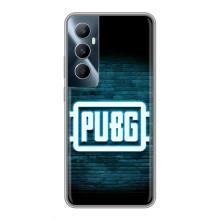 Чехол (TPU) с картинкой "Лого Пабг" на Реалми С65 (Лого PUBG)