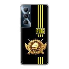 Чехол (TPU) с картинкой "Лого Пабг" на Реалми С65 (Лого PUPG)