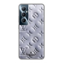 Текстурный Чехол Louis Vuitton для Реалми С65 – Белый ЛВ