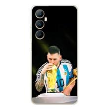 Чехлы для Realme C66 (Leo чемпион) (AlphaPrint) (Кубок Месси)