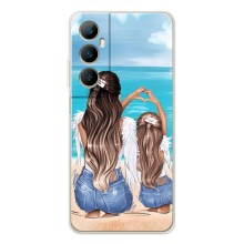 Чехлы для МАМЫ на Realme C66 (Мама и дочь)