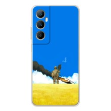 Чехлы на военную тематику для Realme C66 – Попадание