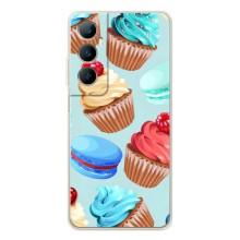 Чехлы с Фруктами для Realme C66 (VPrint) (Кексики)