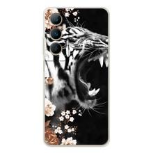 Чехлы с картинками животных Realme C66 (Стильный ТИГР)