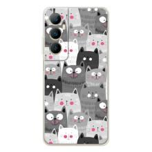 Чохли з Котиками для Realme C66 (VPrint) (Мальовані котики)