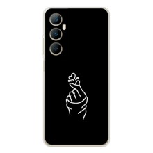 Чехлы (Знак сердечка) на Realme C66 – Знак Сердечка