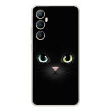 Чехол на тематику: Коты для Realme C66 (Черный Котик)