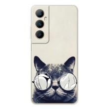 Чехол на тематику: Коты для Realme C66 (Модный кот)