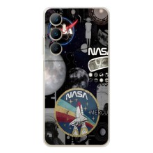 Силиконовый бампер с принтом "Наса" на Realme C66 – Art nasa