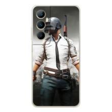 Силиконовый чехол с картинкой "Герой Pubg" на Realme C66 – Пабг