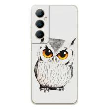 Чехол с птицами на Realme C66 (VPrint) (Милая Сова)