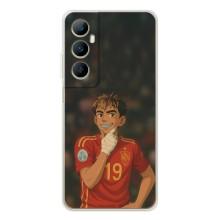 Чехол с футболистом Ламин Ямаль Realme C66 (Ямаль аниме)