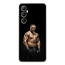 Чехол с картинкой Александр Усик для Realme C66 – Усик на черном