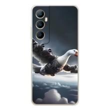 Чехол с мемом Тралалело тралала на Realme C66 – Бомбардини гусини