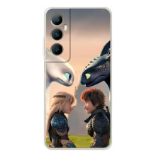 Чехол как приручить дракона на Realme C66 (Гикавка и Астрид)