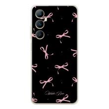 Чохол з бантиками на Реалмі С66 (Банти на чорному)