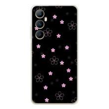 Чехол с розовым рисунком для Realme C66