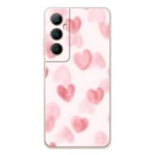 Чехол с розовым рисунком для Realme C66