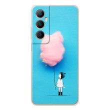 Девчачий Чехол для Realme C66 – Девочка с тучкой