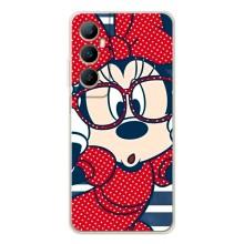 Эксклюзивный чехол для Realme C66 (AlphaPrint - Мультяшные) – Маус в очках