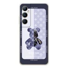 Крутые Чехлы Луи Виттон для Realme C66 (AlphaPrint) (Медвежонок LV)