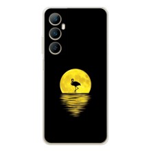 Летний Чехол на Realme C66 (Желтый Закат)