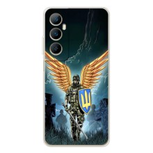 Патриотический Чехол для Realme C66 (ЗСУ з крильями)