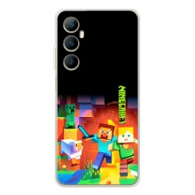 Чехлы для Realme C66 (Персонажи Майн Крафт) – Герой Майнкрафт