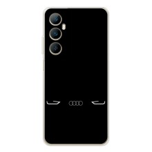 Силиконовый бампер с картинкой машины на Realme C66 – Силует Audi