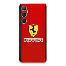 Силиконовый бампер с картинкой машины на Realme C66 – Ferrari Logo