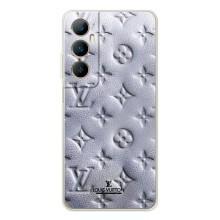 Текстурный Чехол Louis Vuitton для Реалми С66 – Белый ЛВ