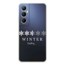 Зимние Чехлы для Реалми С66 - прозрачный фон (Winter loading)
