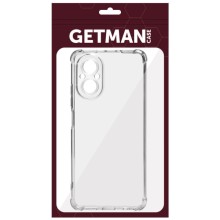 TPU чехол GETMAN Ease logo усиленные углы Full Camera для Realme C67 4G – Прозрачный