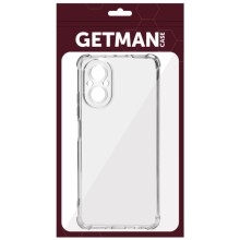 TPU чохол GETMAN Ease logo посилені кути Full Camera для Realme C67 4G – Прозорий