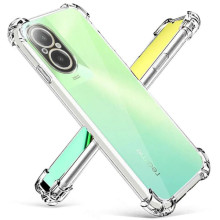 TPU чехол GETMAN Ease logo усиленные углы Full Camera для Realme C67 4G – Прозрачный