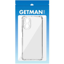 TPU чехол GETMAN Ease logo усиленные углы Full Camera для Realme C67 4G – Прозрачный