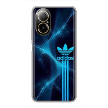 Чохли Адидас для Realme C67 (AlphaPrint) (Синій Адідас)