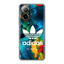 Чохли Адидас для Realme C67 (AlphaPrint) (Яскравий Адідас)