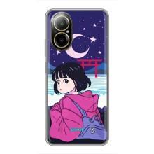 Чехол с персонажами АНИМЕ на Realme C67 – Синобу Миякэ