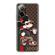 Чехлы Бренд GUCCI для Realme C67 – Маус Гуччи