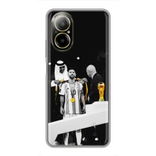 Чохли для Realme C67 (Leo чемпіон) (AlphaPrint) (Мессі коронований)