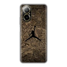 Чохли для Realme C67 - з картинкою JORDAN (AlphaPrint) (Logo Jordan)