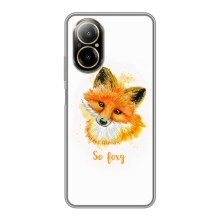 Чохли з картинкою Лисичка для Realme C67 (VPrint) (Дівчинка Лиса)